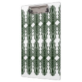 Custom Forest Green Pine Tree Abstract Pattern クリップボード (左)