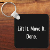 Custom Forklift Driver Keychain Gift キーホルダー (正面)