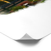 Custom Fort Wayne Wall Art, Indiana Poster ポスター (角)