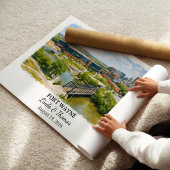 Custom Fort Wayne Wall Art, Indiana Poster ポスター