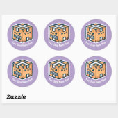 Custom Fragile Stickers for Small Business or Shop ラウンドシール (シート)