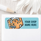 Custom Fragile Stickers Small Business Labels ラベル (インサイチュ)