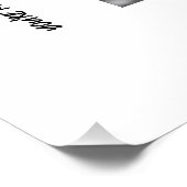 Custom Framed Couple Print Glossy Poster ポスター (コーナー)