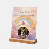 Custom French Bulldog Memorial Acrylic Sign アクリルサイン (傾斜)
