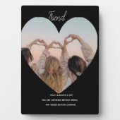 Custom Friend Memorial Plaque Tabletop Tribute フォトプラーク (正面)