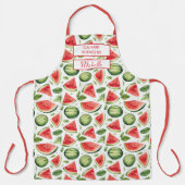 Custom Fruit Apron – Culinary Science by [Name] エプロン (正面)