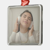 Custom Full Photo Modern   メタルオーナメント (左)
