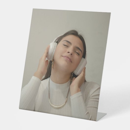 Custom Full Photo Modern   台座サイン (正面)