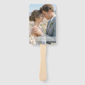 Custom Full Photo Wedding Ceremony Party Hand Fan ハンドファン (正面)
