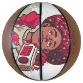 Custom Fullsize Basketball – YOUTH Power Afro バスケットボール (縦)