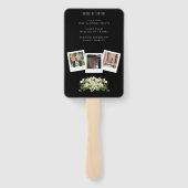 Custom Funeral Fan Remembered with Love  ハンドファン (裏面)