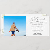 Custom Funeral Invitation Card - Flat Card (正面/裏面)