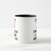 Custom Funny 79th Birthday Experience Mug マグカップ (中央)