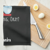 Custom Funny Baking Lover Gifts Baker Chef Humor キッチンタオル (四つ折り)