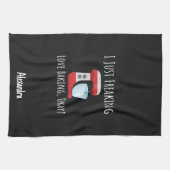 Custom Funny Baking Lover Gifts Baker Chef Humor キッチンタオル (横)