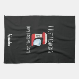 Custom Funny Baking Lover Gifts Baker Chef Humor キッチンタオル