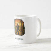 Custom Funny Bigfoot Sasquatch Design - Personaliz コーヒーマグカップ (正面右)
