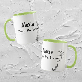 Custom Funny Cleaning Quote Mug マグカップ