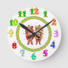 Custom Funny Clock ラウンド壁時計