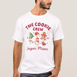 Custom Funny Cookie Crew Christmas Matching Family Tシャツ