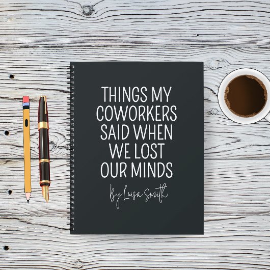 Custom Funny Coworker Journal for Hospital Staff ノートブック