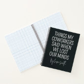 Custom Funny Coworker Journal for Hospital Staff ノートブック (内部)