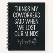Custom Funny Coworker Journal for Hospital Staff ノートブック (正面)