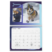 Custom Funny Dog Photo Calendar Personalize カレンダー (1月 2027)