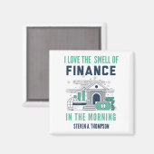 Custom Funny Finance Magnet マグネット (正面/裏面)