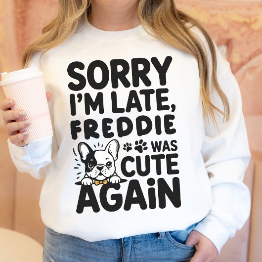 Custom Funny French Bulldog Mama Hand Drawn Gift スウェットシャツ