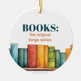 Custom Funny Friendship Reading Book  セラミックオーナメント