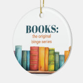 Custom Funny Friendship Reading Book セラミックオーナメント (左)