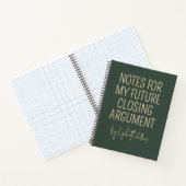 Custom Funny Journal Gift for Future Lawyer ノートブック (内部)