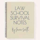 Custom Funny Lawyer Journal, Legal Student Journal ノートブック (正面)