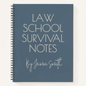 Custom Funny Legal Notebook for Future Lawyer Gift ノートブック (正面)