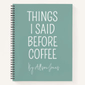 Custom Funny Nurse Gift & Medical Coworker Journal ノートブック (正面)