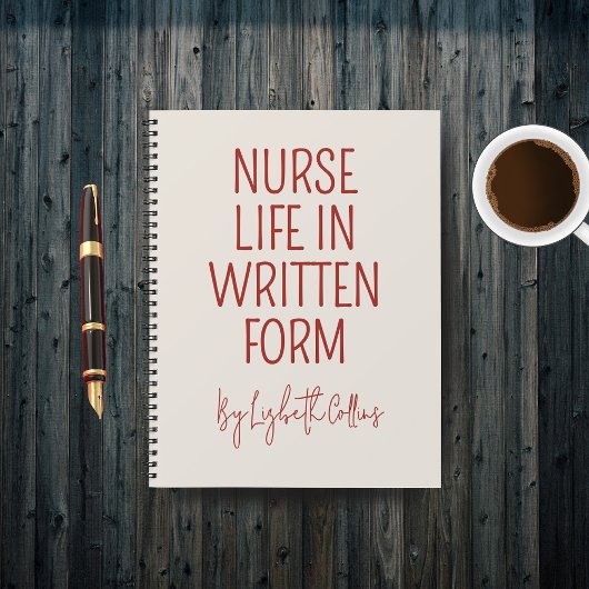 Custom Funny Nurse Life Journal Gift for RN Nurse ノートブック