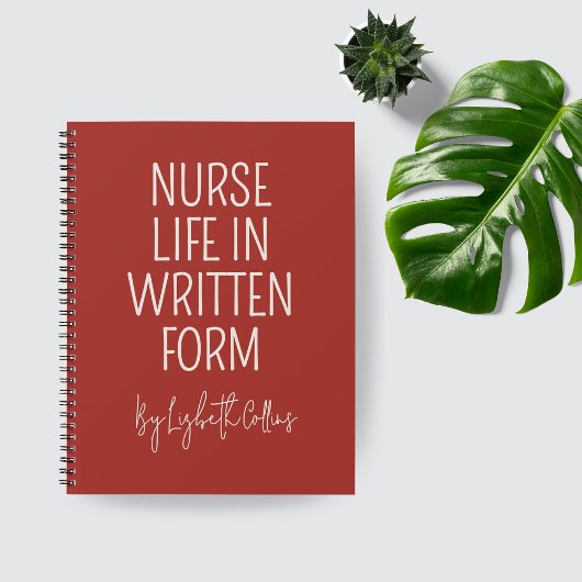 Custom Funny Nurse Life Journal Gift for RN or LPN ノートブック
