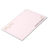 Custom Funny Pastel Pink Playdate Score Tracker  ノートパッド (アングル)