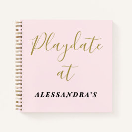 Custom Funny Pastel Pink Playdate Score Tracker  ノートブック