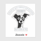 Custom Funny Photo & Name - Stop Blaming シール (シート)