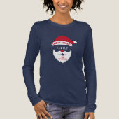 Custom Funny Santa's Favorite Family Name トライブレンドＴシャツ (正面)