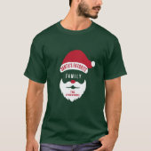 Custom Funny Santa's Favorite Family Name Tシャツ (正面)