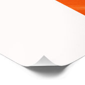 Custom Funny Sushi Japanese Calligraphy  ポスター (コーナー)