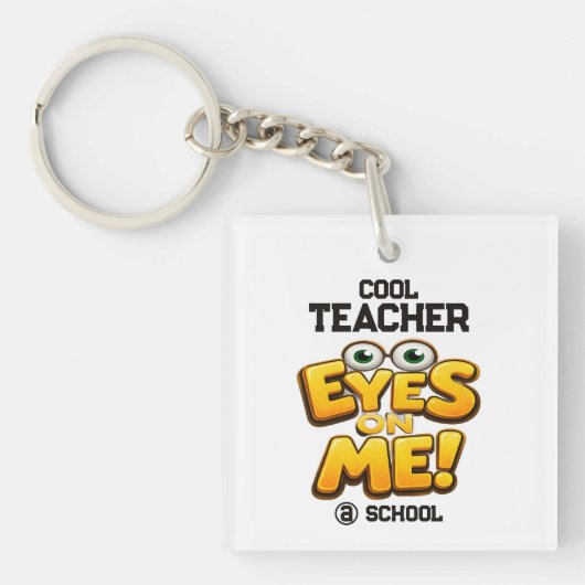 Custom Funny Teacher Gifts  Personalized by School キーホルダー (正面)