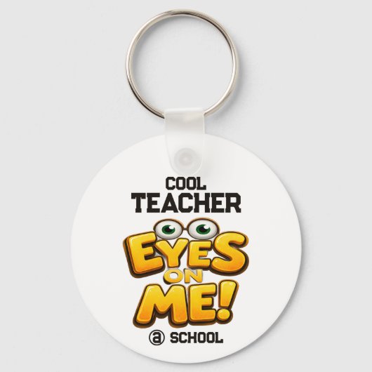 Custom Funny Teacher Gifts  Personalized by School キーホルダー (正面)