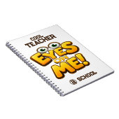 Custom Funny Teacher Gifts  Personalized by School ノートブック (右側)