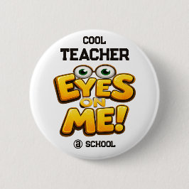 Custom Funny Teacher Gifts  Personalized by School 缶バッジ