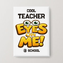 Custom Funny Teacher Gifts  Personalized by School 缶バッジ