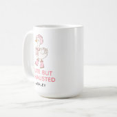 Custom Funny Tired Nurse Mug Gift for Nurse コーヒーマグカップ (正面左)